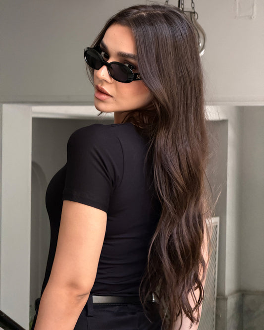 Half Sleeve Square Neck Top