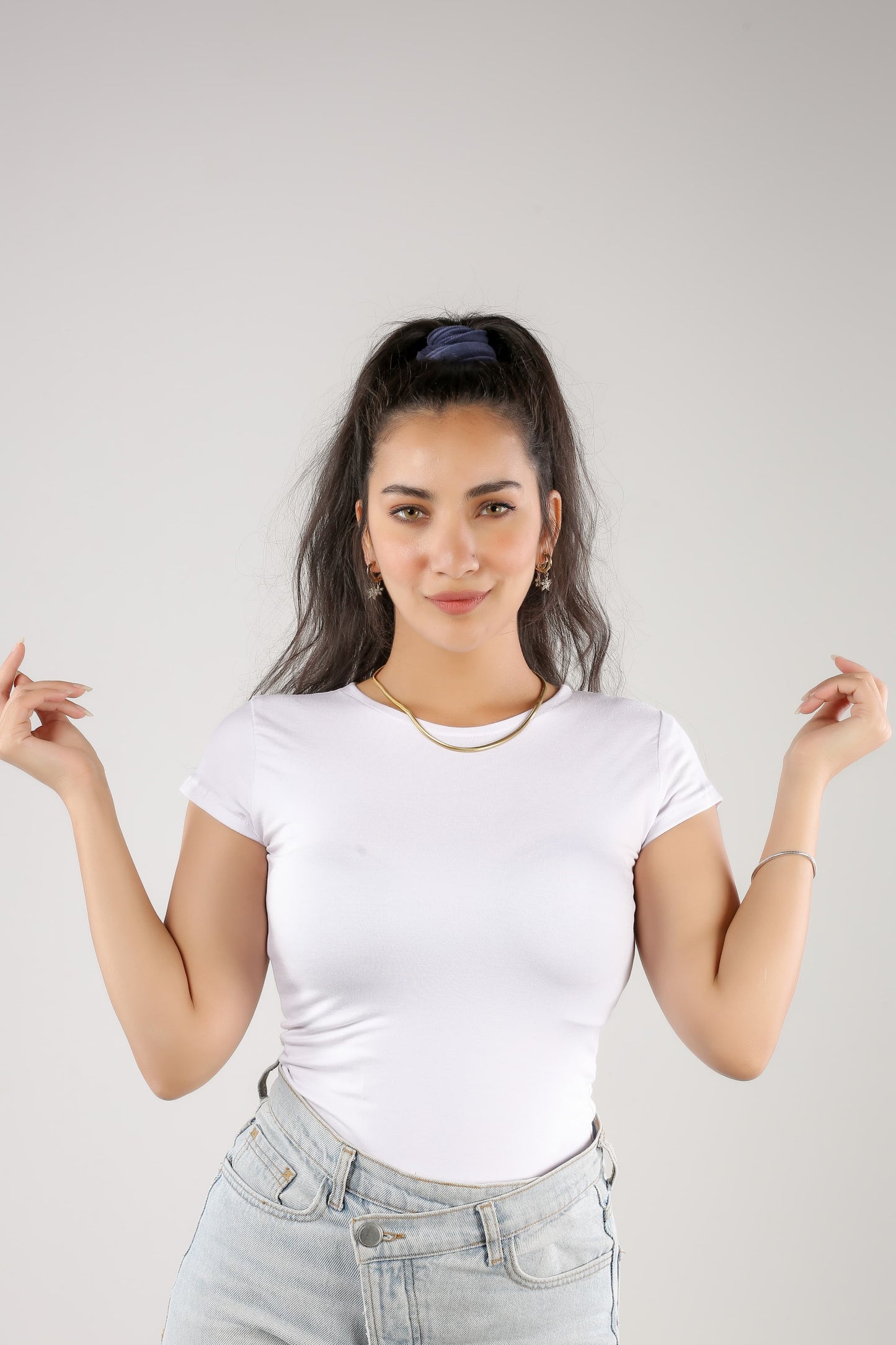 Short Sleeve Round Neck Top (A20)