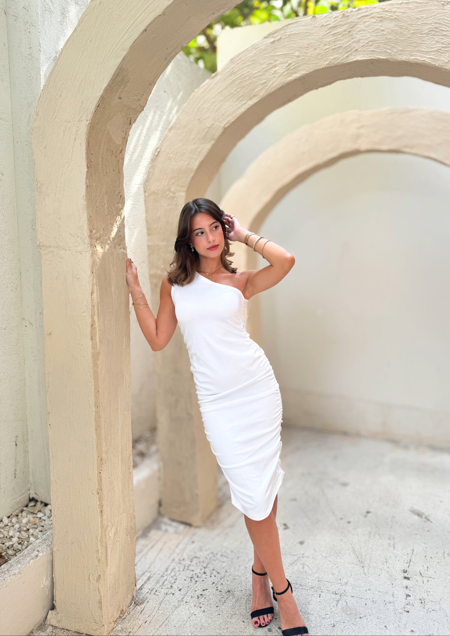 One Shoulder Tight Dress