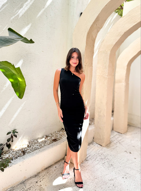 One Shoulder Tight Dress (A76)