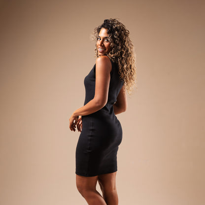 Over Knee Sleeveless Body-con Dress