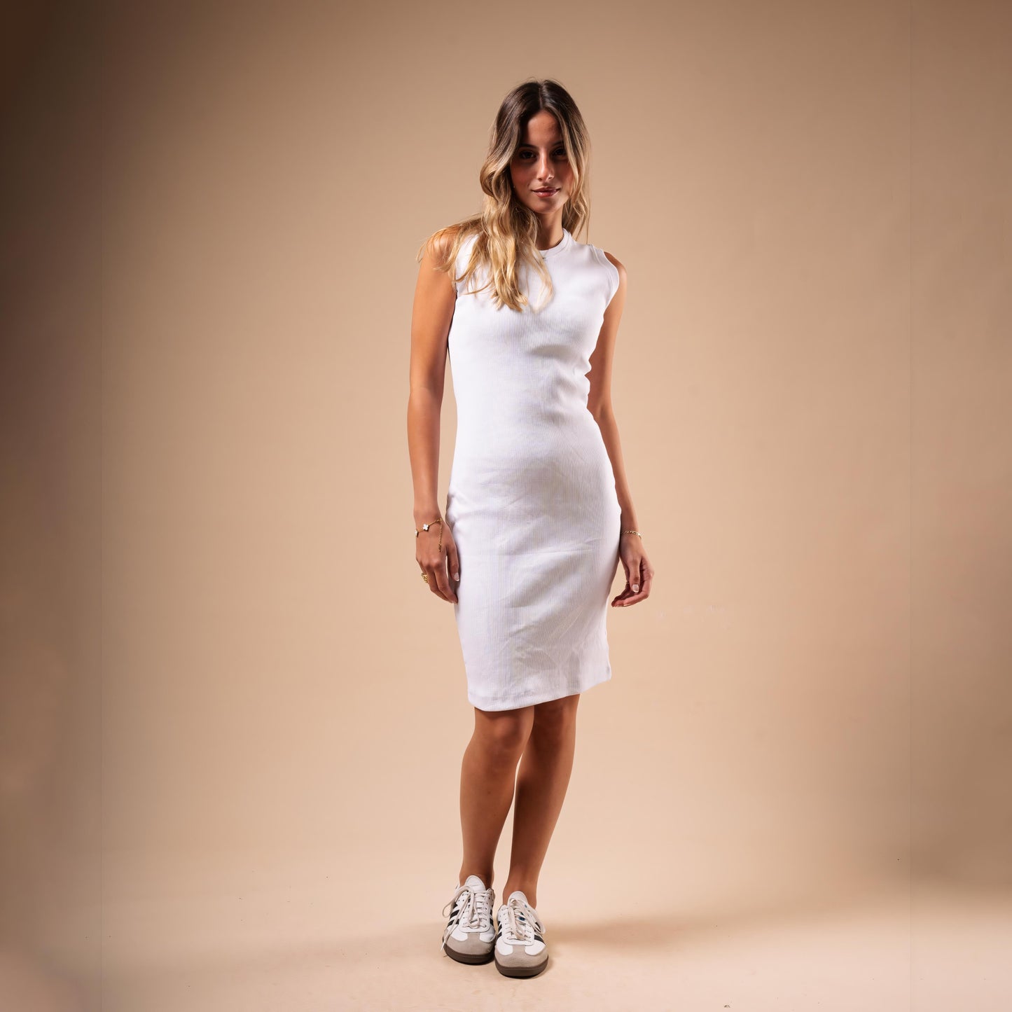 Over Knee Sleeveless Body-con Dress