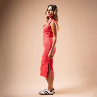 Sleeveless Side Cut Body-Con Dress