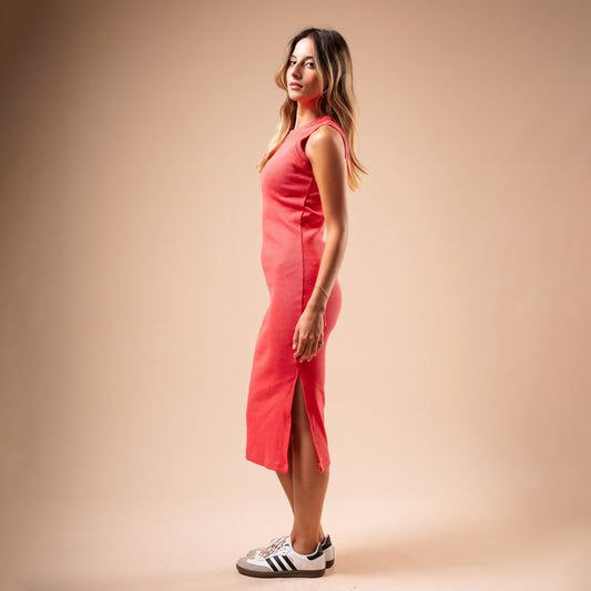 Sleeveless Side Cut Body-Con Dress