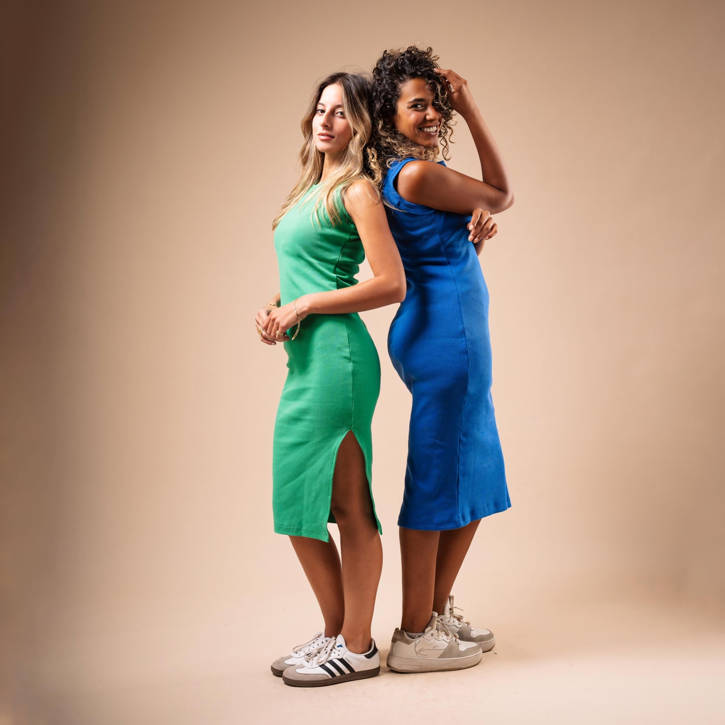 Sleeveless Side Cut Body-Con Dress