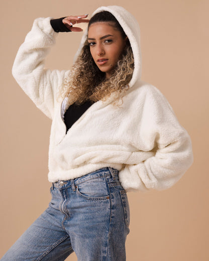 Drop Shoulder Fur Jacket (A60)