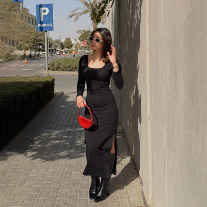 Side Cut Tight Dress