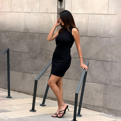Over Knee Sleeveless Body-con Dress