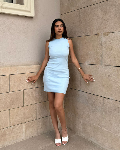 Over Knee Sleeveless Body-con Dress