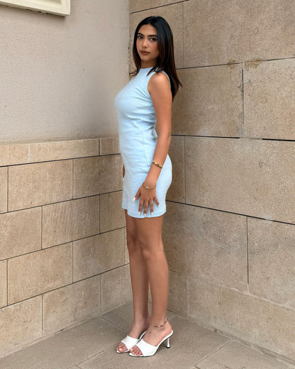 Over Knee Sleeveless Body-con Dress