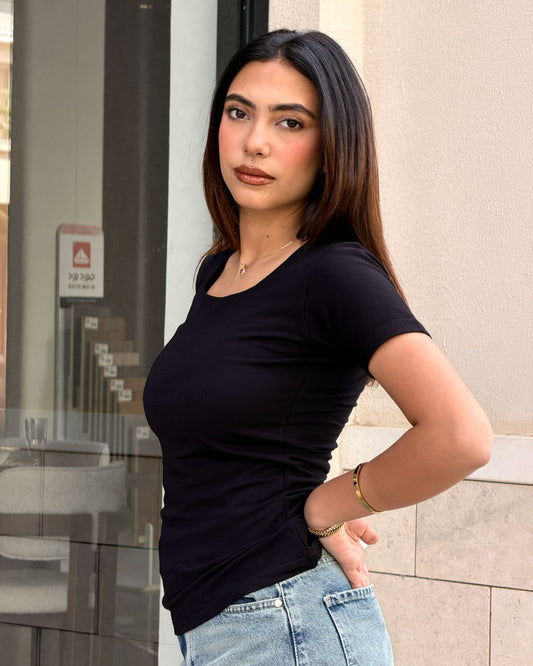 Half Sleeve Square Neck Top