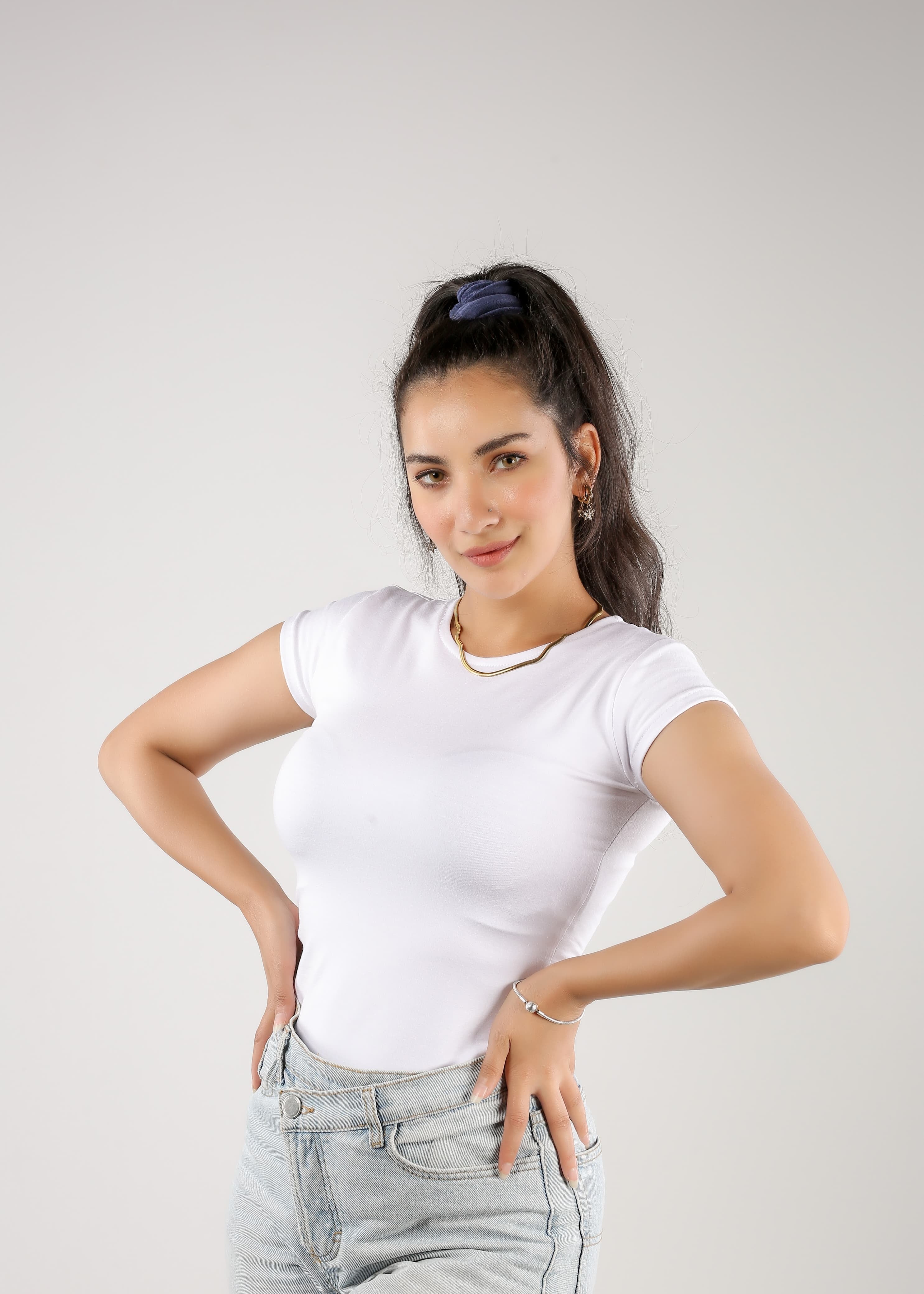 Short Sleeve Round Neck Top (A20)