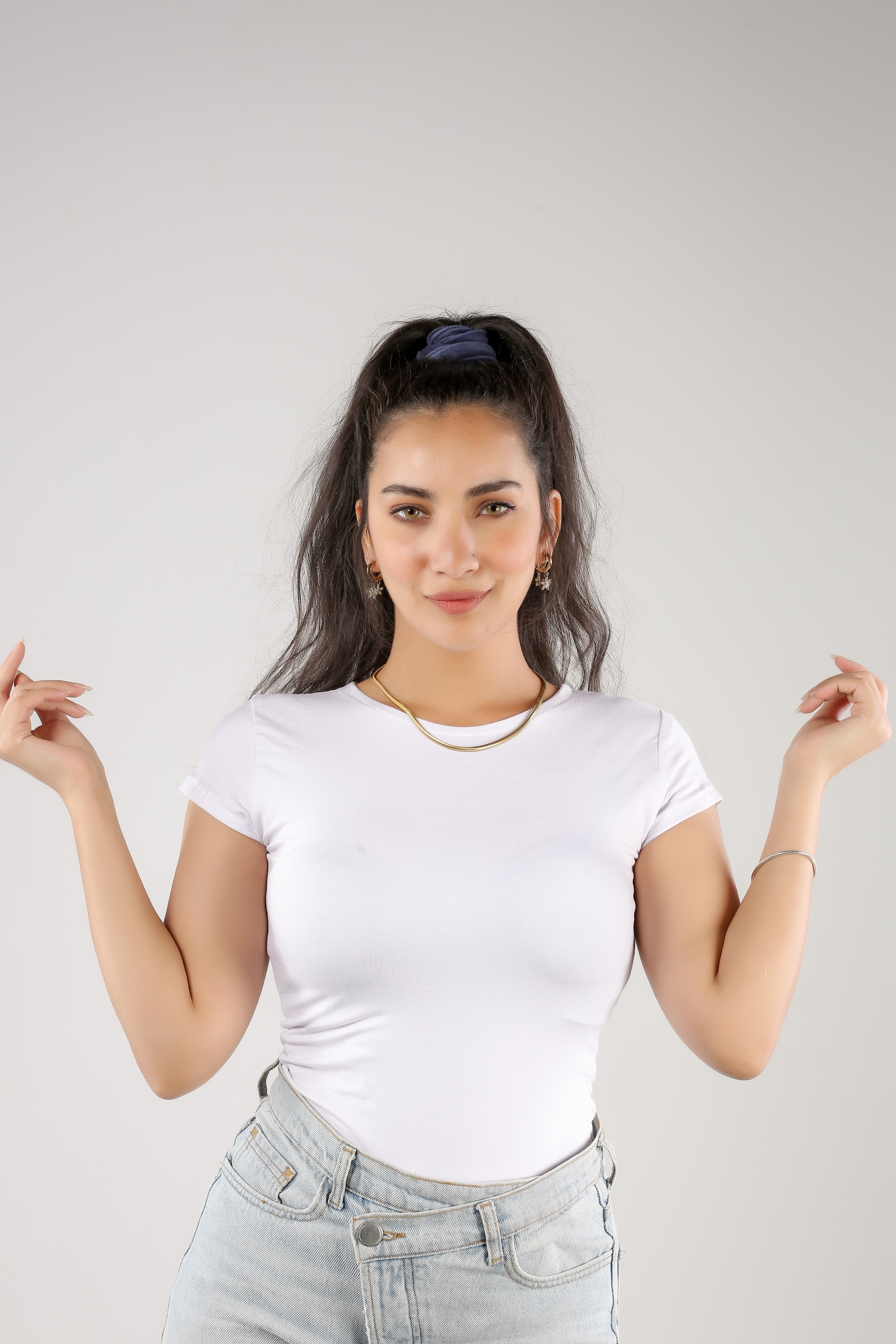 Short Sleeve Round Neck Top (A20)