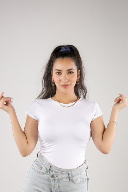 Short Sleeve Round Neck Top (A20)
