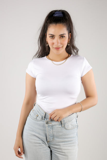 Short Sleeve Round Neck Top (A20)