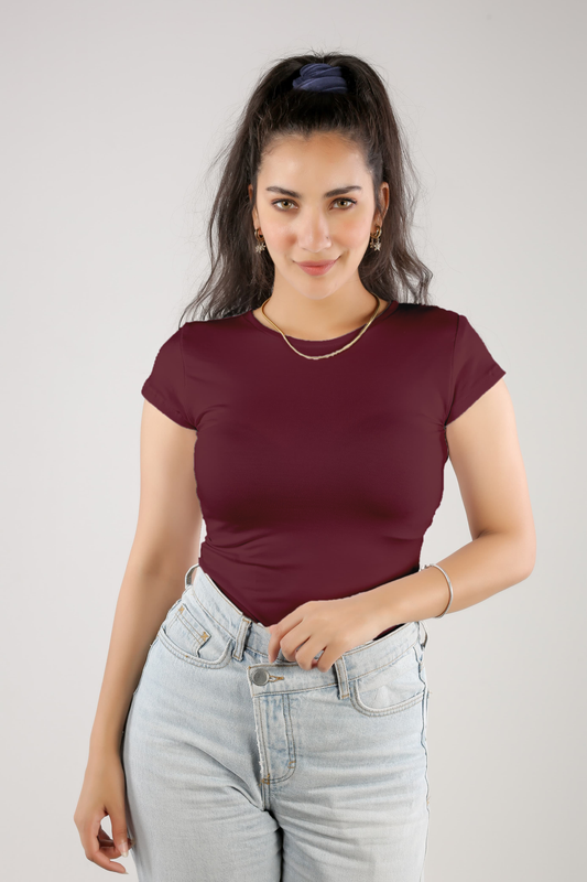 Short Sleeve Round Neck Top (A20)